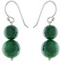NOVICA Multi-Gem Green Quartz .925 Sterling Silver Beaded Earrings, Jungle Spheres