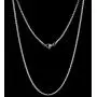 TRUSUPER 2-4 MM Stainless Steel Cable Chain Mens Womens Chain Necklace Jewelry,18-36inch