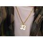 YSAHan Number Necklace Personalized Custom Lucky Number Stainless Steel 18K Gold Plated Jewelry Gift for Men Boys