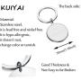 KUIYAI 12 Zodiac Constellation Keychain Zodiac Sign Keychain Horoscope Keychains Gift for Birthday Present Gift for Her or Him Astrology Jewelry