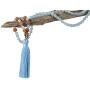 Self-Discovery Prayers Rudraksha 108 Japa Mala Meditation Beads Yoga Necklace with Tassel