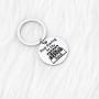 BAUNA Funny Lab Week Lab Tech Gift Laboratory Technician Key Ring Stop Staring at My Race for Medical Technologist Med Techs