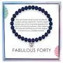 SOLINFOR 40th Birthday Gifts for Women - Lapis Lazuli Beads Bracelet - 40 Years Old Jewelry Gift Idea for Her