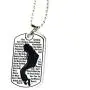 Stainless Steel Michael Jackson Classic Dance King Engraved Design Pendant Pendant Necklace for Michael Jacksons Fans Gift Collection