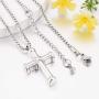 Dletay Cremation Jewelry for Ashes Urn Necklace Memorial Pendant Keepsake Jewelry