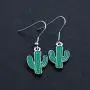Cactus Dangle Earrings 316 Stainless Steel Cactus Charm Jewelry Gift for Cactus Lover Saguaro Jewelry Cactus Dangle Earrings 316 Stainless Steel Cactus Charm Jewelry Gift for Cactus Lover Saguaro Jewelry