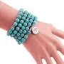 GVUSMIL 7 Chakra 108 Mala Beads Wrap Bracelets for Yoga Charm Natural Gemstone 8mm Turquoise