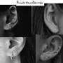 Sterling Silver Stud Earrings for Women Men, 3 Pairs Flower Cubic Zirconia Stud Earrings Set | Small Cartilage CZ Hypoallergenic Tragus Piercing Earrings for Girls Teens 3mm 4mm 5mm
