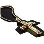 Gold Crucifix Necklace 20 Time More 14 Ct (Karat) Gold Filled Overlay Than Other Cheap Jewelry with A 22'' Chain (inch) Beautiful Jesus Cross USA Made!