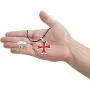YouU 2 Pcs Masonic Knights Templar Crusader Red Cross Stainless Steel Pendant Necklace and Ring for Men YouU 2 Pcs Masonic Knights Templar Crusader Red Cross Stainless Steel Pendant Necklace and Ring for Men
