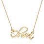 MONOZO Name Necklace Personalized, 14K Gold Filled Name Necklace Girls Dainy Nameplate Necklace Personalized Jewelry Gifts for Women