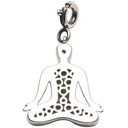 Fourseven Jewelry 925 Sterling Silver Bead Charm Pendant | Spiritual Seven Chakras Charm for Bracelet and Necklace