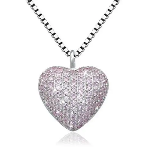 ACJFA Sterling Silver Urn Pendant Jewelry CZ Heart Cremation Necklace for Ashes Keepsake Memorial Jewelry for Women- Forever in My Heart ACJFA Sterling Silver Urn Pendant Jewelry CZ Heart Cremation Necklace for Ashes Keepsake Memorial Jewelry for Women- Forever in My Heart