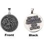 316L Stainless Steel Jewelry ST. MICHAEL Angle Necklace Saint Spirit Men Pendant With Chain（Send gift box）
