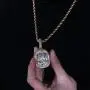 Moca Jewelry Hip Hop Iced Out Bling Chucky Necklace 18K Gold Plated Chain Necklace for Men Women Moca Jewelry Hip Hop Iced Out Bling Chucky Necklace 18K Gold Plated Chain Necklace for Men Women