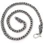 Sterling Silver Dragon Chain - Handmade Vintage 925 Necklace Thick Heavy Jewelry 18 to 32
