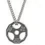 JAJAFOOK Unisex Fitness Gym Dumbbell Weight Lifting Plate Barbell Chain Pendant Charm Necklace JAJAFOOK Unisex Fitness Gym Dumbbell Weight Lifting Plate Barbell Chain Pendant Charm Necklace