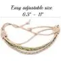 Pettsie Matching Friendship Bracelets, 2 Pack Set, Easy Adjustable, 100% Cotton