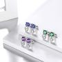 Aurora Tears 925 Sterling Silver Cat Necklace/Earrings Women Cute Animal Cats Jewelry Sets Crystal Cubic Zirconia Jewellery