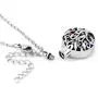 CLY Jewelry Urn Necklace for Ashes Symbol Pendant Necklace Infinity Love Black and White Cremation Jewelry for Women Men Memorial Keepsake for Family Beloved