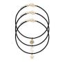 CanB Moon and Star Black Summer Choker Necklace Layered Velvet Sun Pendant Necklaces Jewelry for Women and Girls