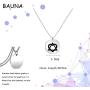 BAUNA Adoption Necklace Gotcha Day Gift Necklace Adoption Symbol Charm for Adoption Mother Gotcha Mom Child Gift