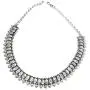Necklace Choker Oxidized Indian Jewelry Tiny Heart Beads 14 Inch Antique Silver Necklace Women Necklace Choker Oxidized Indian Jewelry Tiny Heart Beads 14 Inch Antique Silver Necklace Women