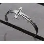 Asqunpin Bible Verse Cross Cuff Bangle Bracelet Christian Gift Baptism Gifts for Women Girls Inspirational Bracelet Religious Gift Asqunpin Bible Verse Cross Cuff Bangle Bracelet Christian Gift Baptism Gifts for Women Girls Inspirational Bracelet Religious Gift