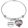 BAUNA Sigma Gamma Rho Sorority Bracelet SGR Charm Bracelet Jewelry My Soror My Sister 1922 Sorority Paraphernalia Gift