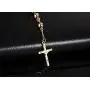 VNOX Unisex Black Stainless Steel Long Rosary Bead Chain Jesus Cross Catholic Crucifix Cross Necklace,36'' VNOX Unisex Black Stainless Steel Long Rosary Bead Chain Jesus Cross Catholic Crucifix Cross Necklace,36''