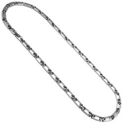 Accents Kingdom Mens Titanium Magnetic Power Flat Link Golf Necklace