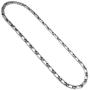 Accents Kingdom Mens Titanium Magnetic Power Flat Link Golf Necklace