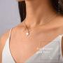 Yalice Tropical Palm Tree Pendant Necklace Chain Short Coconut Necklaces Jewelry for Women and Girls