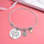 NEWNOVE Teacher Appreciation Gifts for Women,Thank You Gifts for Teacher Bracelet,Christmas Gifts for teacher from student