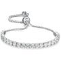 ASHMITA Fashion Adjustable Chain Bracelet for Women,Cubic Zirconia Rose Gold Gift Bracelet of Luxury Shining Jewelry