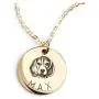 MignonandMignon Personalized Pet Gifts Custom Pet Jewelry Dog Necklace Cat Gift Custom Portrait Unique Gift LCN-AP