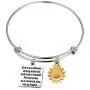 AKTAP Sunflower Jewelry Shes a Sunflower Strong and Bold and True to Herself Sunflower Bracelet Sunflower Gifts