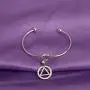 BAUNA Recovery Alcoholics Anonymous Cuff Bracelet 12 Step Jewelry Alcoholics Anonymous Gifts Symbol Pendant Sobriety Gift Sponsor Gift BAUNA Recovery Alcoholics Anonymous Cuff Bracelet 12 Step Jewelry Alcoholics Anonymous Gifts Symbol Pendant Sobriety Gift Sponsor Gift