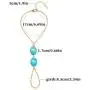 Bmadge Boho Turquoise Slave Bracelet Gold Beach Bracelet Ring Chain Finger Bracelet Hand Chain Jewelry Summer Friendship Gift for Women and Girls Bmadge Boho Turquoise Slave Bracelet Gold Beach Bracelet Ring Chain Finger Bracelet Hand Chain Jewelry Summer Friendship Gift for Women and Girls