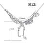 S925 Sterling Silver Choker Jewelry Dinosaur Vintage Necklace Short Necklace for Women Teens 15+3‘’