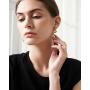 Vivid Snake Earrings Women 18K Gold Plated Stainless Steel Dangle Earring Gold Snake Stud Earrings for Women Large
