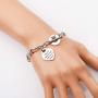 G-Ahora Aunt and Niece Bracelet Set The Love Between Aunt and Niece is Forever Gift for Aunt Jewelry from Niece