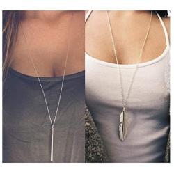 YANCHUN Layered Necklaces for Women Multi-Layered Disc Necklace Long Necklaces for Girls Layer Necklaces