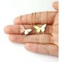 BENEIGE Butterfly Necklace for Women 18K Gold/Silver/Rose Gold Dainty Charm Layered Butterfly Pendant Everyday Necklace for Women Minimalist Jewelry
