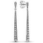 Pandora Jewelry Sparkling Stones Hanging Cubic Zirconia Earrings in Sterling Silver