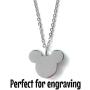 FIKA Mickey Mouse Cremation Ashes Remembrance Urn Pendant Necklace Jewelry Filling Kit Included