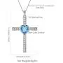 Birthstone Necklace/Earring 925 Sterling Silver Women Cross/3D Cube/Cresent Moon Birth Stone Jewelry Mens Birthday Gift Anniversary Present