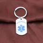 KUIYAI Paramedic’s Prayer Keychain Necklace EMT Gift Paramedic Gift Emergency Medical Technician Gift Christian Religious Jewelry