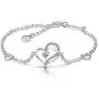 ELEGANZIA Heart Bracelet Sterling Silver for Women, Cubic Zirconia Love Charm Bracelet Eternity Jewelry Anniversary Birthday Valentine for Her ELEGANZIA Heart Bracelet Sterling Silver for Women, Cubic Zirconia Love Charm Bracelet Eternity Jewelry Anniversary Birthday Valentine for Her