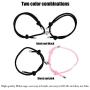 Couple Magnetic Bracelet Set Rope Braided Charm Adjustable Couple Gift Jewelry Set Box for Women Men 2 Pack